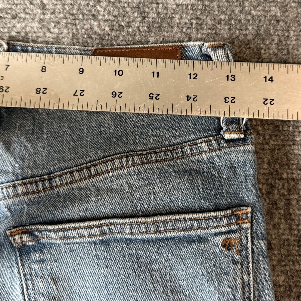Madewell The High-Rise Slim Boyjean Light Wash Denim Size 24 - Picture 5 of 10